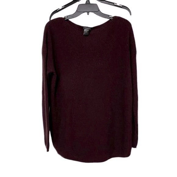 Ann Taylor Factory Sweaters - Ann Taylor Pullover Sweater, Burgundy